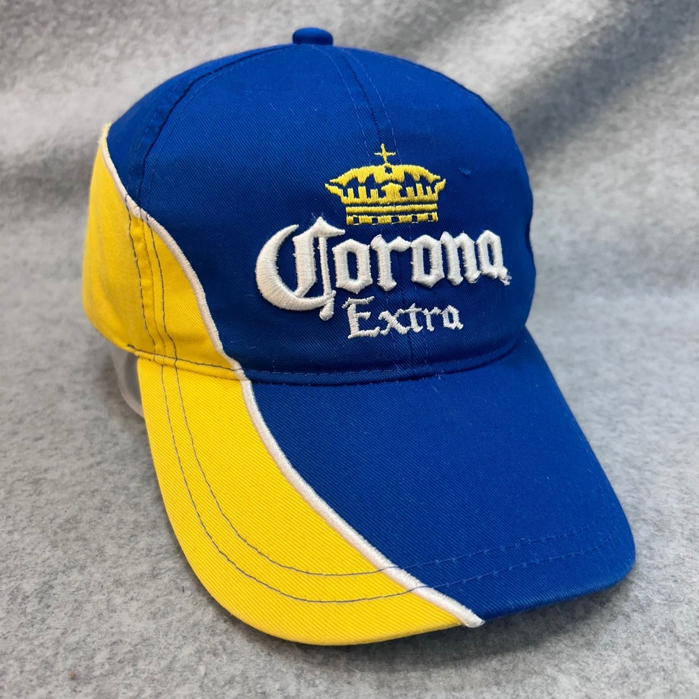 Corona Extra Logo Unisex Blue Corona Baseball Cap Embroidered Two-Tone OSFM